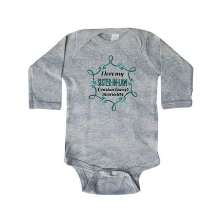 Inktastic I Love My Sister-in-law Ovarian Cancer Awareness Gift Baby Boy or Baby Girl Long Sleeve Bodysuit
Inktastic I Love My Sister-in-law Ovarian Cancer Awareness Gift Baby Boy or Baby Girl Long Sleeve Bodysuit