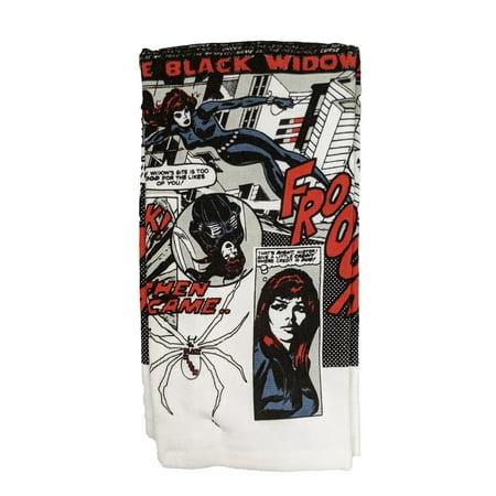 Marvel 2 Pack 100% Cotton Kitchen Towel Comics Black Widow Comics