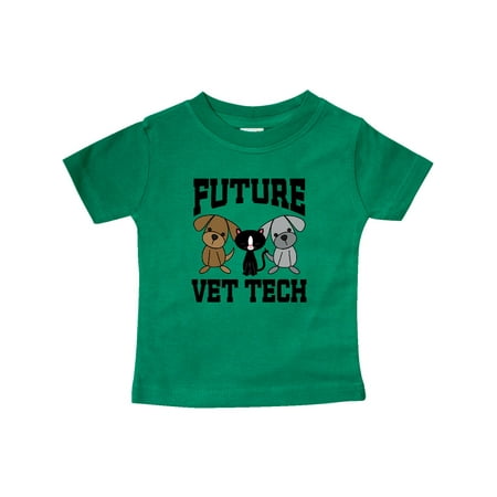 Inktastic Future Vet Tech Veterinarian Gift Baby Boy or Baby Girl T-Shirt