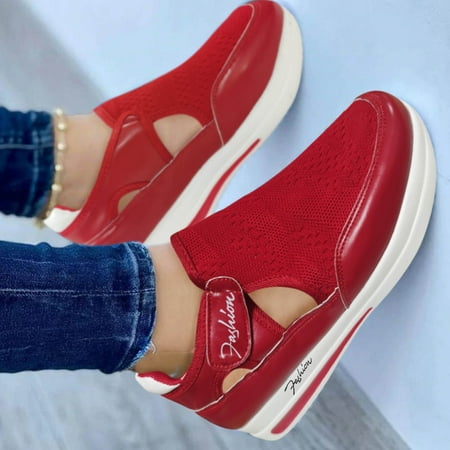 NECHOLOGY Women Slip on Sneaker Mesh Breathable Loop Size Large Shoes Hook Heel Comfortable Casual Sneaker Wedges Shoes for Women Red 9.5
NECHOLOGY Women Slip on Sneaker Mesh Breathable Loop Size Large Shoes Hook Heel Comfortable Casual Sneaker Wedges Shoes for Women Red 9.5