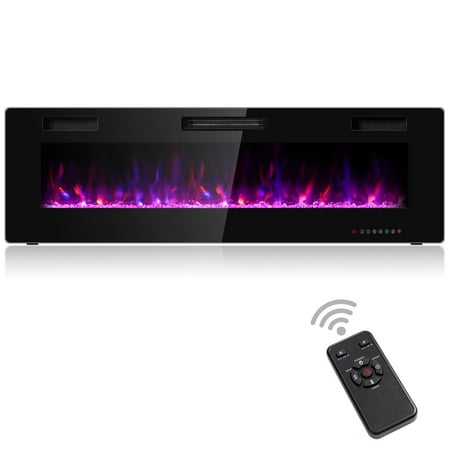 60” Electric Fireplace Insert 750W/1500W LED Fireplace w/Remote Control 8H Timer & 12 Flame Colors Wall Mounted Fireplace Fireplace Heater Recessed Electric Fireplace for Home RV
60” Electric Fireplace Insert 750W/1500W LED Fireplace w/Remote Control 8H Timer & 12 Flame Colors Wall Mounted Fireplace Fireplace Heater Recessed Electric Fireplace for Home RV