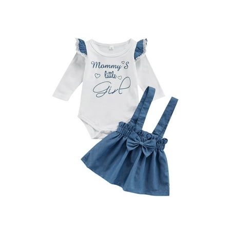 Ma&Baby Infant Baby Girls 2 Piece Ruffles Long Sleeve Romper and Bow Suspender Skirt Set
Ma&Baby Infant Baby Girls 2 Piece Ruffles Long Sleeve Romper and Bow Suspender Skirt Set