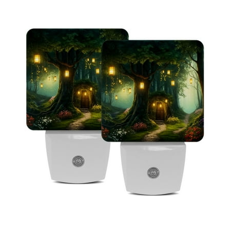 Plug in Led Night Light with Auto Dusk to Dawn Sensor White Nightlights for Hallway Bedroom Kids Room Kitchen Stairway 2 Pack Green Forest Tree House Fairytale
Plug in Led Night Light with Auto Dusk to Dawn Sensor White Nightlights for Hallway Bedroom Kids Room Kitchen Stairway 2 Pack Green Forest Tree House Fairytale