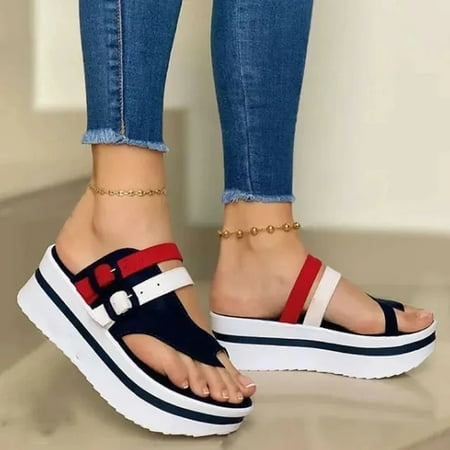 Women s Sandals Summer Beach Casual Shoes Platform Peep Toe Sandals Thick Heels Slip on Buckle Shoes
Women s Sandals Summer Beach Casual Shoes Platform Peep Toe Sandals Thick Heels Slip on Buckle Shoes