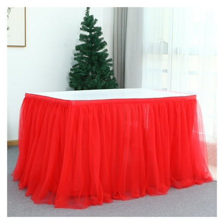 XIEZD Birthday Party Table Skirt Tutu Tulle Tableware Cloth Halloween Christmas Birthday Party Table Decoration Soft Home Textile
XIEZD Birthday Party Table Skirt Tutu Tulle Tableware Cloth Halloween Christmas Birthday Party Table Decoration Soft Home Textile