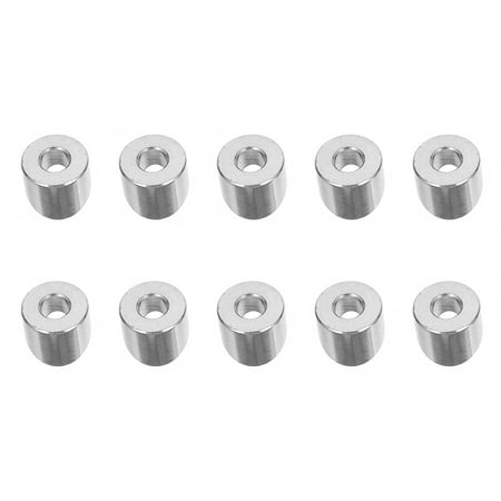 10 Pcs Stainless Steel Angle Beveled Washer Deck Cables Railing Kit Hardwares