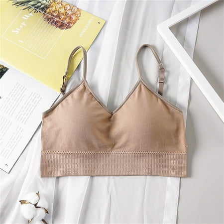 Danhjin Bras for Women Fashion Women Sexy Bra Solid Vest Camisole Breathable Push Up Tops Underwear Bralettes for Women with Support - Summer Savings Clearance
Danhjin Bras for Women Fashion Women Sexy Bra Solid Vest Camisole Breathable Push Up Tops Underwear Bralettes for Women with Support - Summer Savings Clearance