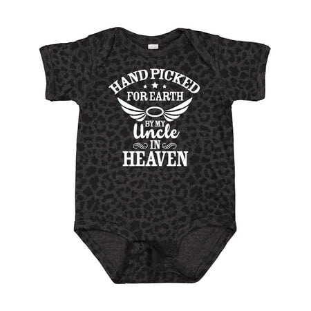 Inktastic Handpicked for Earth by My Uncle in Heaven with Angel Wings Gift Baby Boy or Baby Girl Bodysuit
Inktastic Handpicked for Earth by My Uncle in Heaven with Angel Wings Gift Baby Boy or Baby Girl Bodysuit
