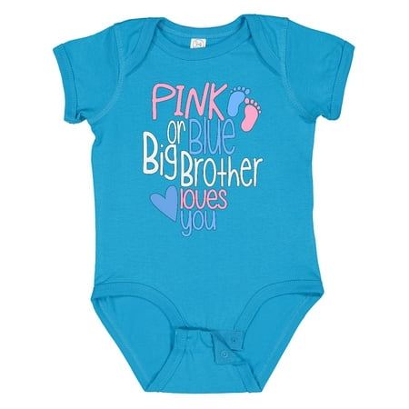 Inktastic Pink or Blue Big Brother Loves You Footprints and Heart Gift Baby Boy Bodysuit
Inktastic Pink or Blue Big Brother Loves You Footprints and Heart Gift Baby Boy Bodysuit