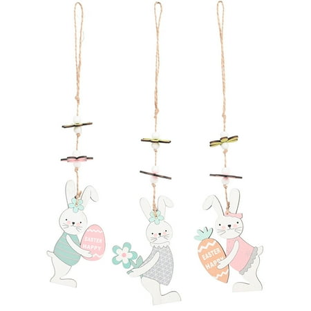 3Pcs Happy Easter Rabbit Egg Hanging Ornaments Crafts Wood Easter Pendants Kids Gifts Shop Windows
3Pcs Happy Easter Rabbit Egg Hanging Ornaments Crafts Wood Easter Pendants Kids Gifts Shop Windows
