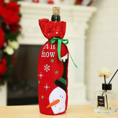 JeashCHAT Christmas Santa Wine Bottle Bag Christmas Red Wine Bottle Storage Bag Christmas Dinner Decoration Party Party Gift
JeashCHAT Christmas Santa Wine Bottle Bag Christmas Red Wine Bottle Storage Bag Christmas Dinner Decoration Party Party Gift