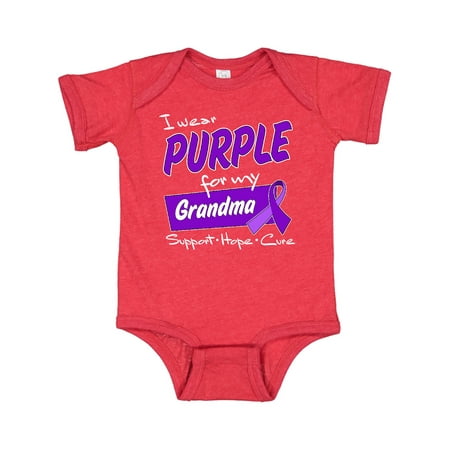 Inktastic I Wear Purple for my Grandma-Support Hope Cure Gift Baby Boy or Baby Girl Bodysuit
Inktastic I Wear Purple for my Grandma-Support Hope Cure Gift Baby Boy or Baby Girl Bodysuit