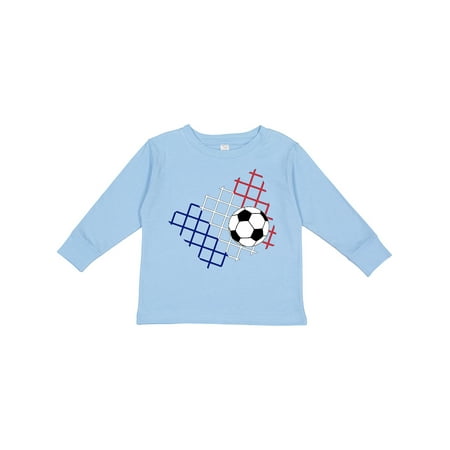 Inktastic Soccer Ball Net with French Flag Colors Gift Toddler Boy or Toddler Girl Long Sleeve T-Shirt
Inktastic Soccer Ball Net with French Flag Colors Gift Toddler Boy or Toddler Girl Long Sleeve T-Shirt