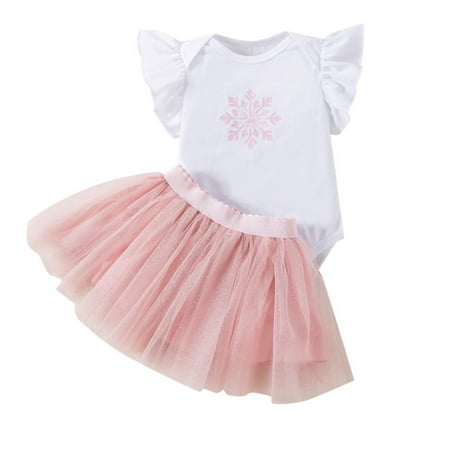 Toddler Girls Ruffles Fly Sleeve Snow Prints Romper Tulle Dance Party Skirts Two Outfits Baby Girl Winter Outfit First Halloween Baby Girl Outfit Princess Birthday Shirt
Toddler Girls Ruffles Fly Sleeve Snow Prints Romper Tulle Dance Party Skirts Two Outfits Baby Girl Winter Outfit First Halloween Baby Girl Outfit Princess Birthday Shirt