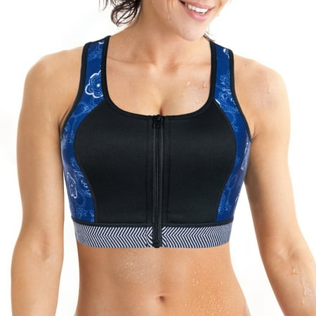 KUMAYES Sports Bra for Women High Impact Workout Full Cup Top Vest Wirefree with Front-Zipper Fitness
KUMAYES Sports Bra for Women High Impact Workout Full Cup Top Vest Wirefree with Front-Zipper Fitness