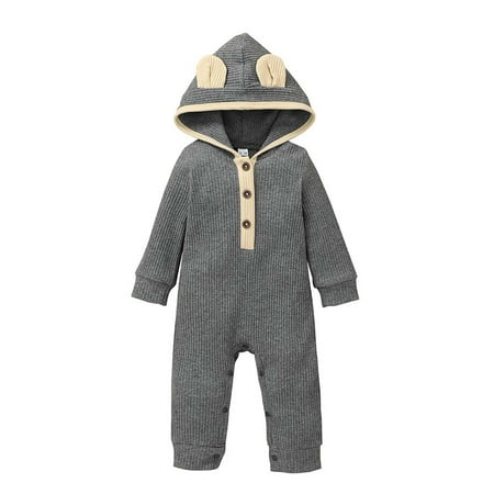 Utoimkio Little Girl Jumpsuit Clearance Baby Spring and Autumn Clothes Cute Cartoon Ear Comfortable Solid Color Hooded Rompers
Utoimkio Little Girl Jumpsuit Clearance Baby Spring and Autumn Clothes Cute Cartoon Ear Comfortable Solid Color Hooded Rompers