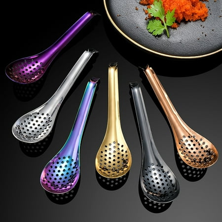 Hexiuwan Heat-resistant Colander Fine Workmanship Stainless Steel Long Handle Multi-use Baking Caviar Spoon for Kitchen
Hexiuwan Heat-resistant Colander Fine Workmanship Stainless Steel Long Handle Multi-use Baking Caviar Spoon for Kitchen