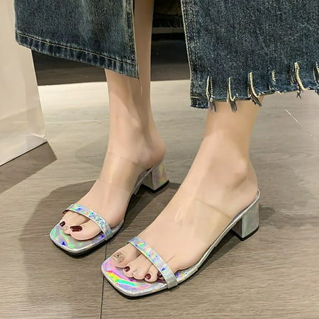 XIAQUJ Summer 2023 New Thick Heel Shoes Outerwear Middle Heel Sandals High Heel French Women s Sandals Sandals for Women Silver 7.5(39)
XIAQUJ Summer 2023 New Thick Heel Shoes Outerwear Middle Heel Sandals High Heel French Women s Sandals Sandals for Women Silver 7.5(39)