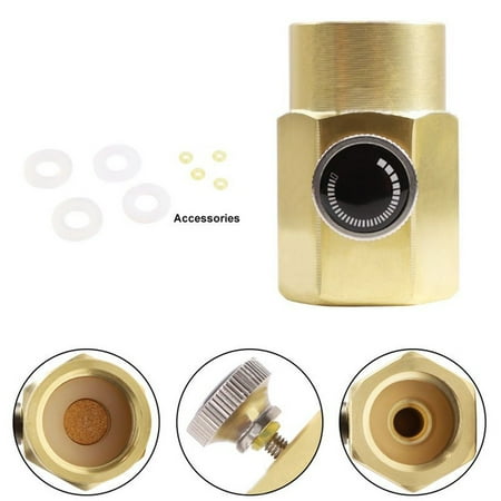 CO2 carbonization tank filling adapter and W21.8 or CGA320 connector