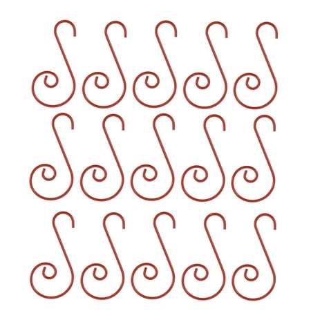 Frcolor 100 Pcs Christmas Wreath Hooks Red Multifunctional S Shaped Steel Hangers for Decoration Christmas Tree
Frcolor 100 Pcs Christmas Wreath Hooks Red Multifunctional S Shaped Steel Hangers for Decoration Christmas Tree