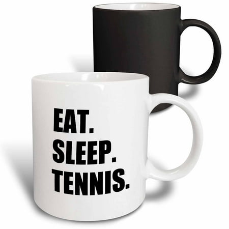 3dRose Eat Sleep Tennis - black text sport enthusiast playing fan player play Magic Transforming Mug 11oz
3dRose Eat Sleep Tennis - black text sport enthusiast playing fan player play Magic Transforming Mug 11oz