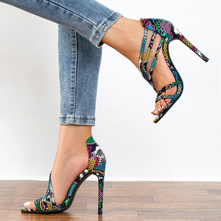 Women‘s High Heeled Sandals Snakeskin Print Pointed Toe Stilettos Pumps Party & Going Out Heels
Women‘s High Heeled Sandals Snakeskin Print Pointed Toe Stilettos Pumps Party & Going Out Heels