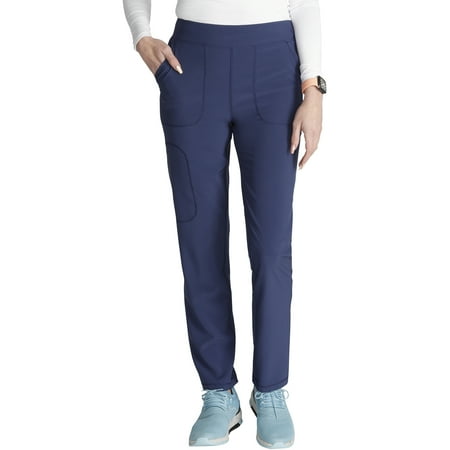 Cherokee Scrubs Pant For Women Mid Rise Tapered Leg Pull-on Cargo CK248A