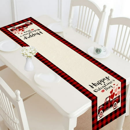 Buffalo Love Heart Truck Table Runner Seasonal Valentine s Day Anniversary Wedding Holiday Kitchen Dining Table Runners for Home Party Decor 12 x 72 Inch
Buffalo Love Heart Truck Table Runner Seasonal Valentine s Day Anniversary Wedding Holiday Kitchen Dining Table Runners for Home Party Decor 12 x 72 Inch