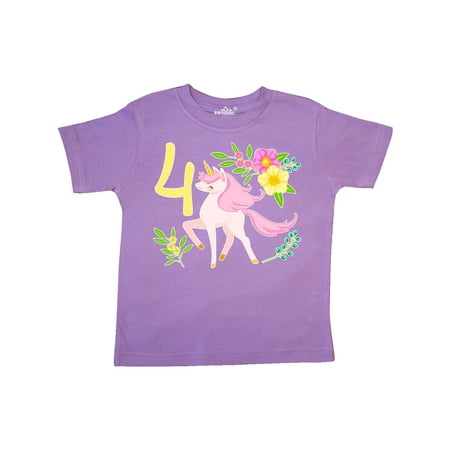 Inktastic Fourth Birthday Pink Unicorn with Flowers Gift Toddler Boy or Toddler Girl T-Shirt
Inktastic Fourth Birthday Pink Unicorn with Flowers Gift Toddler Boy or Toddler Girl T-Shirt