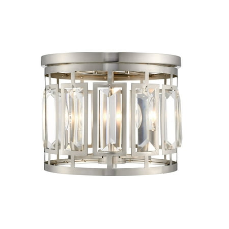 Flush Mounts 3 Light Fixtures With Brushed Nickel Finish Steel Material Candelabra 13 180 Watts
Flush Mounts 3 Light Fixtures With Brushed Nickel Finish Steel Material Candelabra 13 180 Watts