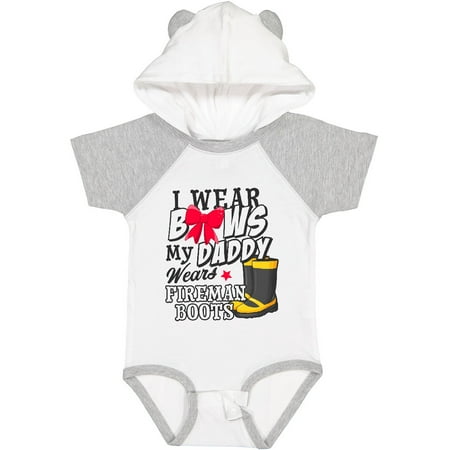 Inktastic I Wear Bows My Daddy Wears Fireman Boots Girls Baby Bodysuit
Inktastic I Wear Bows My Daddy Wears Fireman Boots Girls Baby Bodysuit
