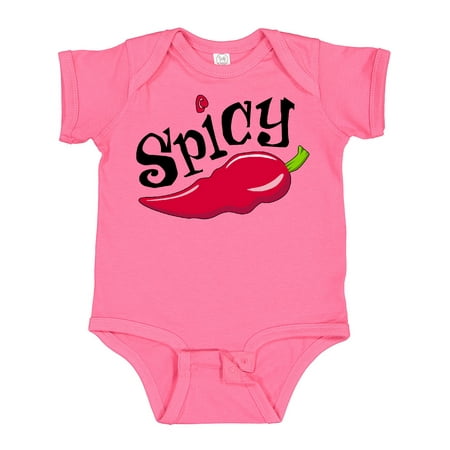 Inktastic Spicy- Hot Chili Pepper Gift Baby Boy or Baby Girl Bodysuit