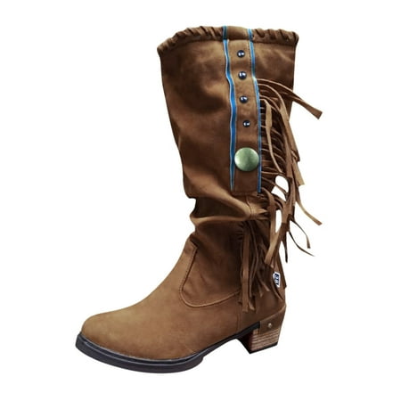 GNEIKDEING Women s Casual Sleeve Heels Ladies Squ Boots Fringed Retro Are Shoes Women s Boots Gift on Clearance
GNEIKDEING Women s Casual Sleeve Heels Ladies Squ Boots Fringed Retro Are Shoes Women s Boots Gift on Clearance