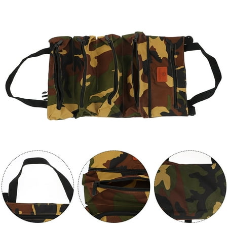 Tool Roll Up Bag Multi-Purpose Waterproof Oxford Cloth Heavy-Duty Tool Organizer Bag with 5 Tool Pockets Suitable for Electricians Machinists and Hobbyist
Tool Roll Up Bag Multi-Purpose Waterproof Oxford Cloth Heavy-Duty Tool Organizer Bag with 5 Tool Pockets Suitable for Electricians Machinists and Hobbyist