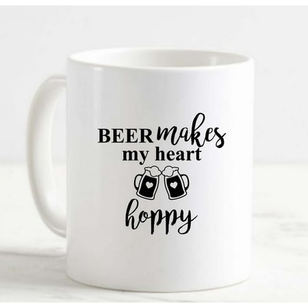 Coffee Mug Beer Makes My Heart Hoppy Happy Funny Drinking Pun Alcohol White Coffee Mug Funny Gift Cup
Coffee Mug Beer Makes My Heart Hoppy Happy Funny Drinking Pun Alcohol White Coffee Mug Funny Gift Cup