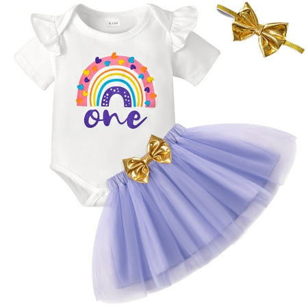 BULLPIANO 6-18M Baby Birthday Outfit Ruffled Top + Tutu Dress + Headband 3Pcs Set Toddler Clothes for Girls
BULLPIANO 6-18M Baby Birthday Outfit Ruffled Top + Tutu Dress + Headband 3Pcs Set Toddler Clothes for Girls