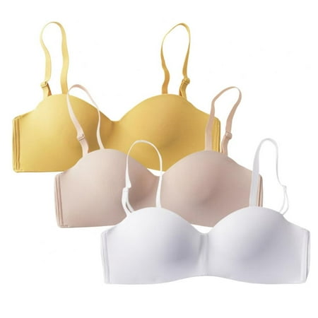 Female Summer Thin Bra Dress Wild Bra Women Bralette 1/2 Cup Bra Back Closure Bra Adjustable Strap Bra Strapless Bra Wire Free Bra Thin Mold Cup Bra Two Wear Bra 3pcs
Female Summer Thin Bra Dress Wild Bra Women Bralette 1/2 Cup Bra Back Closure Bra Adjustable Strap Bra Strapless Bra Wire Free Bra Thin Mold Cup Bra Two Wear Bra 3pcs