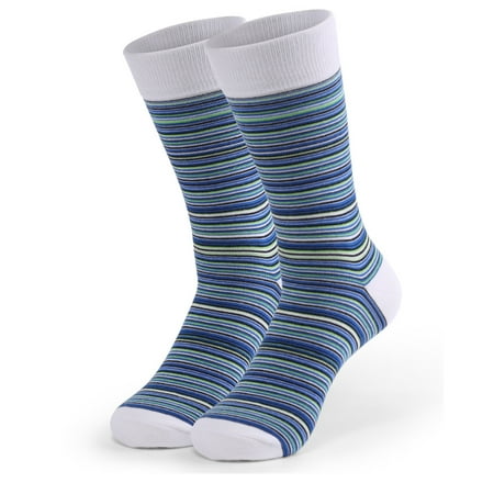 MIARHB Men s Long Socks Striped High Waist Casual Trendy Socks