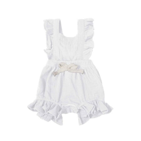 TAIAOJING Baby Romper Girls Color Solid Ruffles Backcross Bodysuit Outfits One Piece Outfits 6-12 Months
TAIAOJING Baby Romper Girls Color Solid Ruffles Backcross Bodysuit Outfits One Piece Outfits 6-12 Months