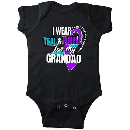 Inktastic Suicide Prevention I Wear Teal and Purple for My Grandad Gift Baby Boy or Baby Girl Bodysuit
Inktastic Suicide Prevention I Wear Teal and Purple for My Grandad Gift Baby Boy or Baby Girl Bodysuit