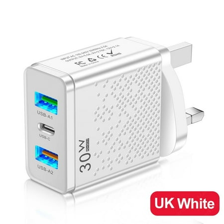 Travel USB Transformer Portable 3 Port Power Supply Fast Quick Charger Wall Charger Adapter WHITE UK
Travel USB Transformer Portable 3 Port Power Supply Fast Quick Charger Wall Charger Adapter WHITE UK