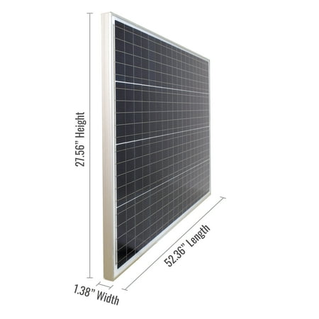 Massimo Motor Off Grid 100W Outdoor Solar Panel