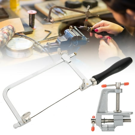 DOACT Hand Tool Saw Mini Vise Jewelers Sawbow Saw Frame 12 Blades & Mini Bench Vise with Clamp Jewelry Making DIY Craft Tool
DOACT Hand Tool Saw Mini Vise Jewelers Sawbow Saw Frame 12 Blades & Mini Bench Vise with Clamp Jewelry Making DIY Craft Tool