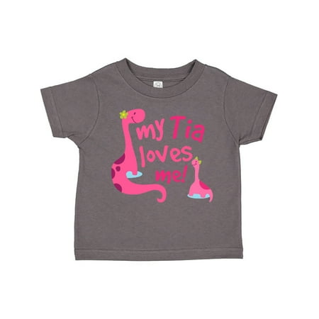 Inktastic Tia Loves Me Niece Girl Dinosaur Gift Toddler Toddler Girl T-Shirt
Inktastic Tia Loves Me Niece Girl Dinosaur Gift Toddler Toddler Girl T-Shirt