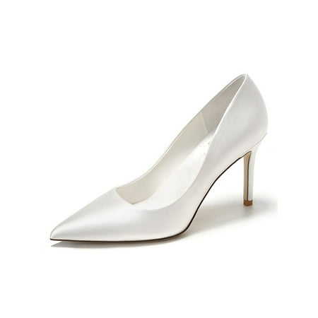 Wazshop Ladies Pumps Pointed Toe Dress Shoes High Heel Stiletto Heels Comfort Slip On Women Sexy Lightweight White 9cm 7.5
Wazshop Ladies Pumps Pointed Toe Dress Shoes High Heel Stiletto Heels Comfort Slip On Women Sexy Lightweight White 9cm 7.5