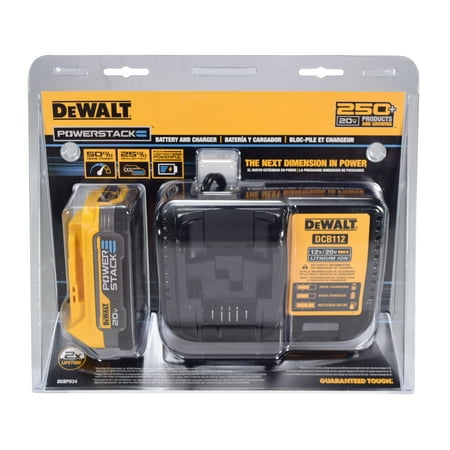 DeWalt DCBP034C 20V MAX Compact Lithium-Ion Battery and Charger Kit
DeWalt DCBP034C 20V MAX Compact Lithium-Ion Battery and Charger Kit