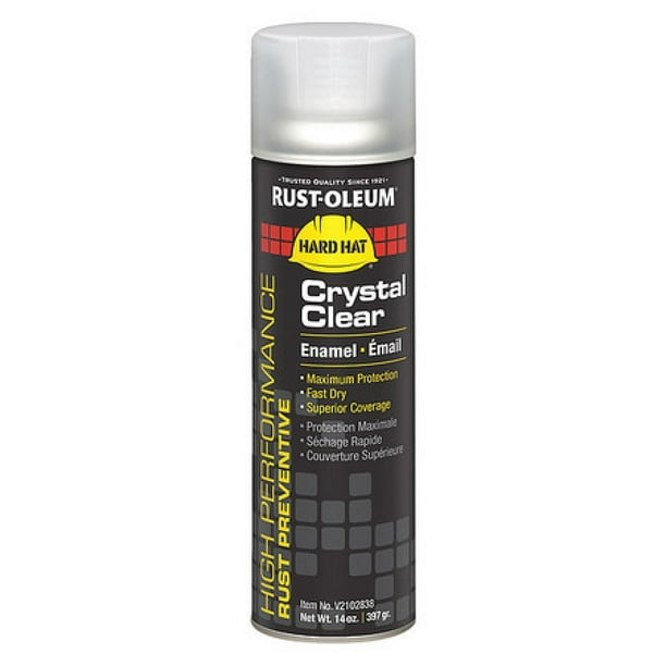 RUST-OLEUM V2102838 Rust Preventative Spray Paint, Clear, Gloss, 14 oz.