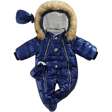 QWZNDZGR Baby Girls Boys Winter Down Footed Jumpsuit Hooded Long Sleeves Solid Zipper Fur Romper with Gloves 0-24M
QWZNDZGR Baby Girls Boys Winter Down Footed Jumpsuit Hooded Long Sleeves Solid Zipper Fur Romper with Gloves 0-24M