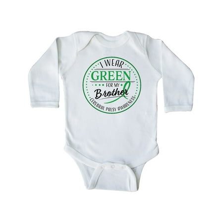 Inktastic I Wear Green for my Brother- Cerebral Palsy awareness Gift Baby Boy or Baby Girl Long Sleeve Bodysuit
Inktastic I Wear Green for my Brother- Cerebral Palsy awareness Gift Baby Boy or Baby Girl Long Sleeve Bodysuit
