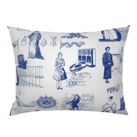Computer Science Smart Lady Tech Geek Education Womens Pillow Sham by Roostery